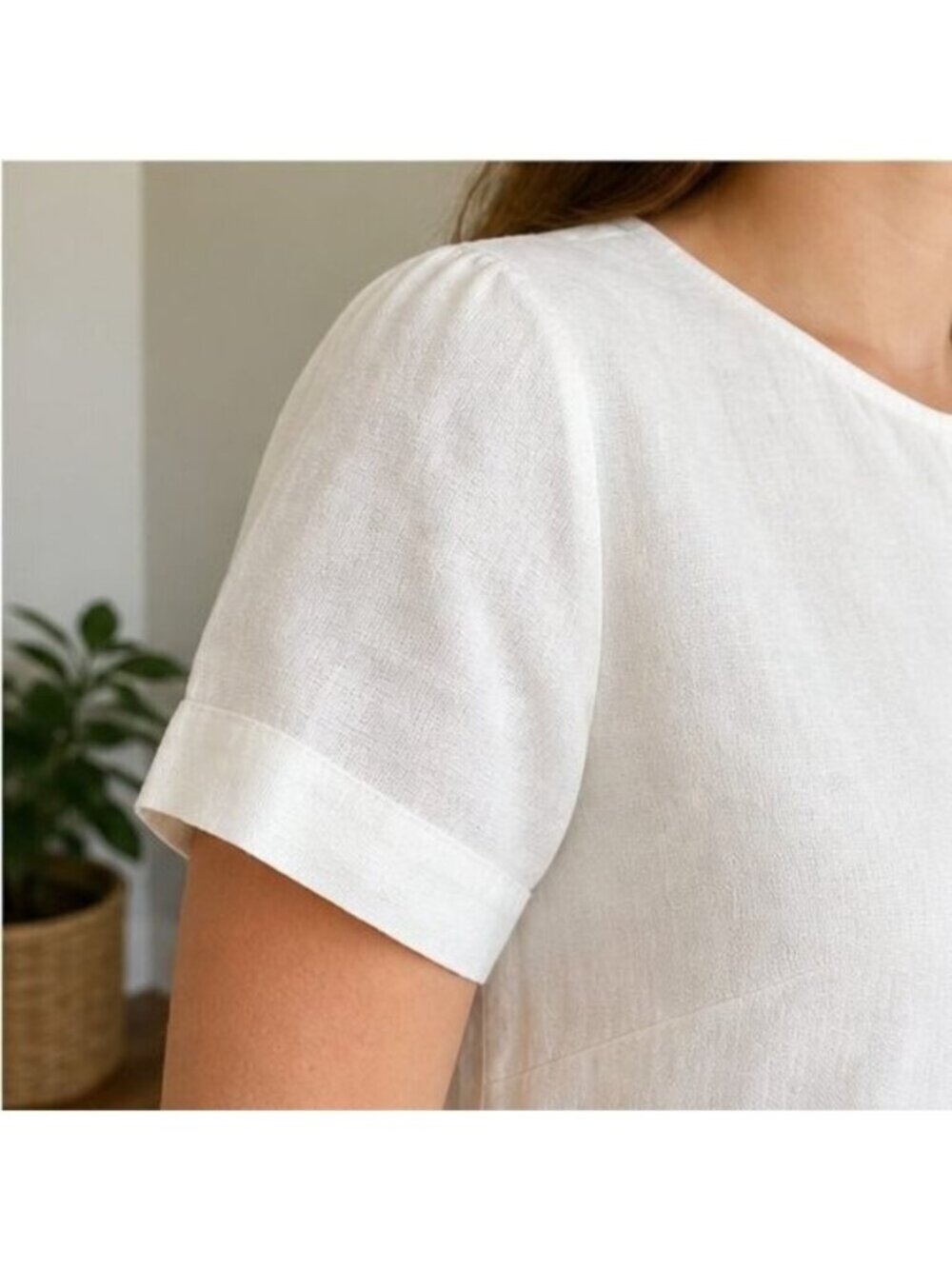 White Ruffle Blouse - Picture 5 of 6